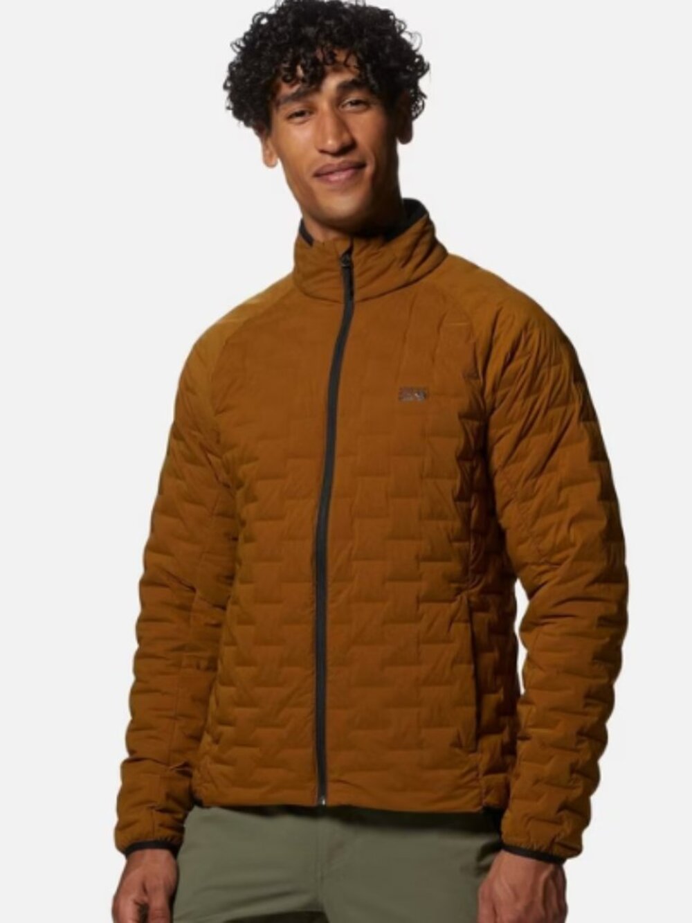 Mountain Hardwear Men's XL Stretchdown Light Jacket Golden Brown NWT Puffer